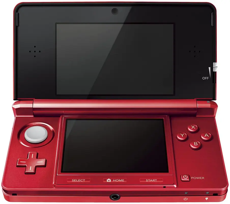 Nintendo 3DS Game Console, Metallic Red