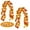 Design 1, variant on Fall Thanksgiving Garlands Maple Leaf Vines with Lights for Home Decoration Artificial Autumn Yellow Pumpkin Fall Fake Plants for Fireplace Mantle Thanksgiving Wedding Party Favors 2PCS Design 4