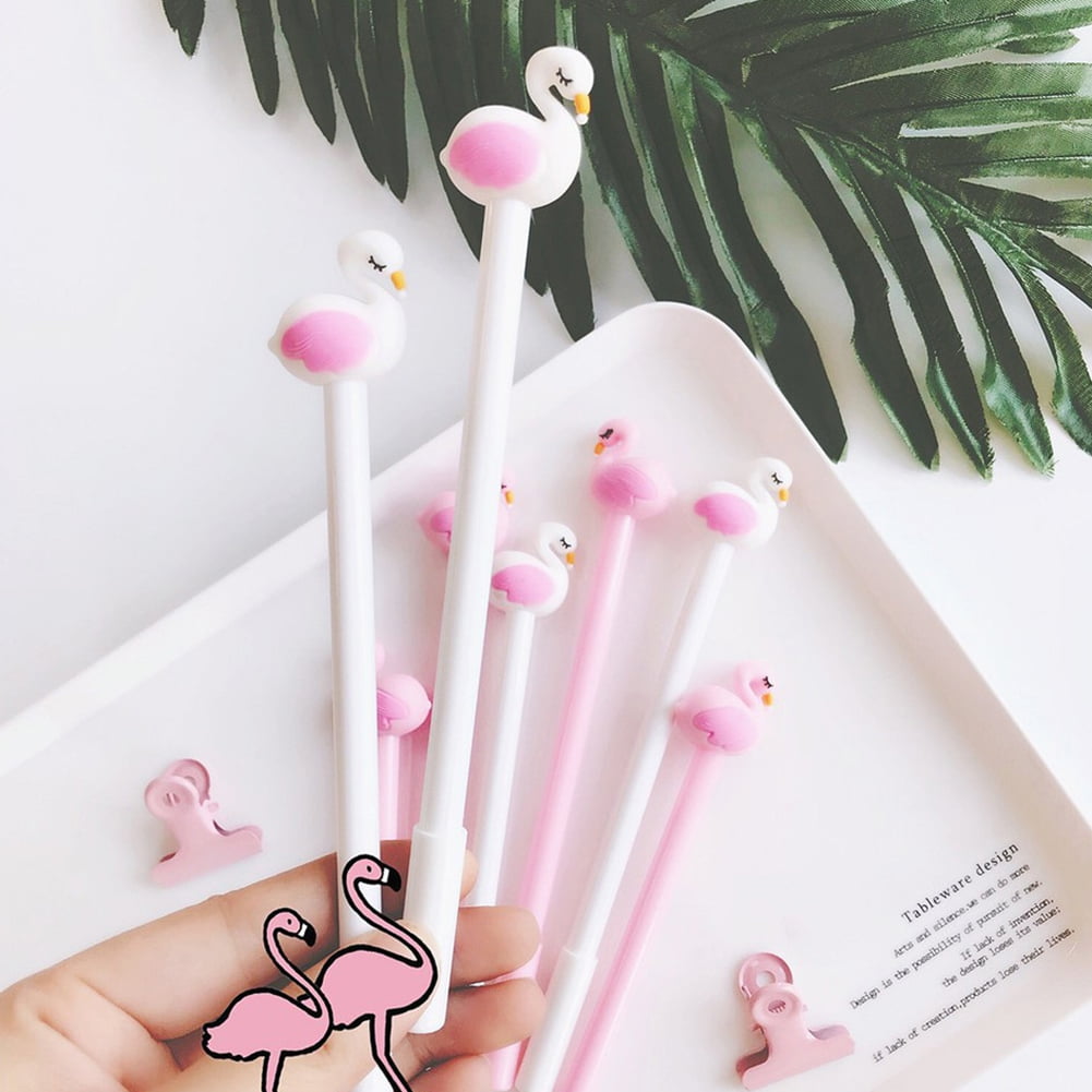 Flamingo Cute Tropical Kids Pens with Name