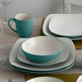 thumbnail image 5 of Noritake Colorwave Turquoise 16-Piece Square Dinnerware Set, Service for 4, 5 of 7