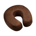 thumbnail image 4 of Almohada de , almohada para cuello, compacta, transpirable, cómoda, de espuma viscoelástica, soporte para cabeza y cuello para uso en casa o Café oscuro, 4 of 8