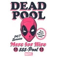 thumbnail image 2 of Mens Marvel: Deadpool Merc For Hire T Shirt, 2 of 5