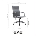 thumbnail image 4 of Silla Ejecutiva Ergonómica EKE Life Home 9005 Base Negra Reclinable, 4 of 4