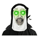 thumbnail image 2 of Máscara De Látex De Halloween Máscara Monja Resplandeciente Xtellar blanco, 2 of 4