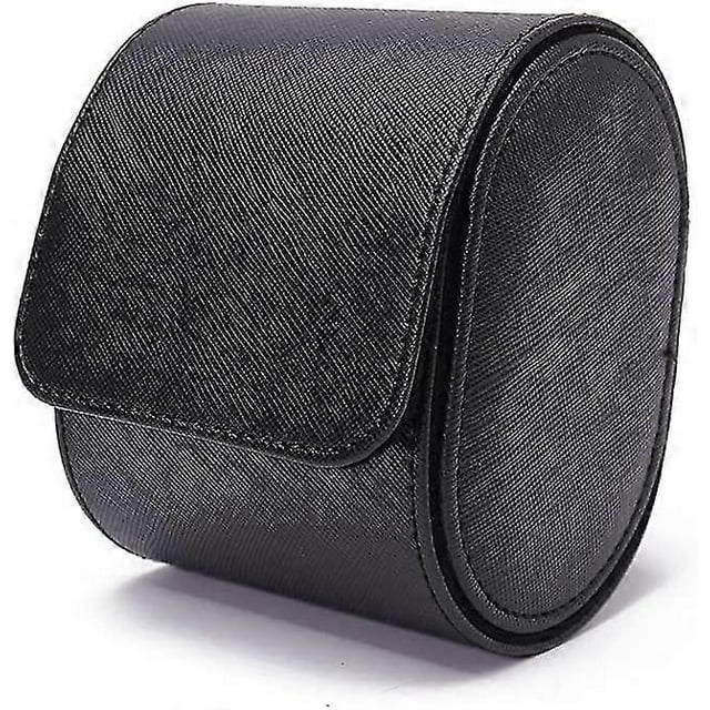 Watch Roll Travel Case, Single Watch Box Organiser For Men Portable Watch Display Holder Pu Leather Travel Case