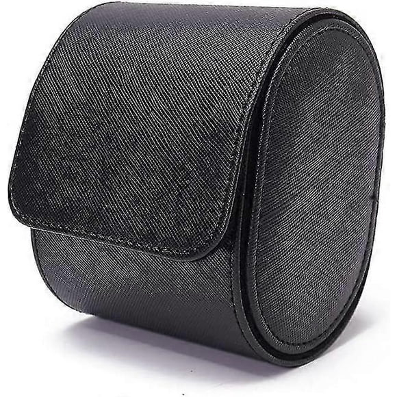 Watch Roll Travel Case, Single Watch Box Organiser For Men Portable Watch Display Holder Pu Leather Travel Case