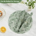 thumbnail image 4 of VCVCOO Round Braided Placemats Set of 4 Table Mats for Dining Tables Woven Washable Place Mats 15 inch Green, 4 of 12