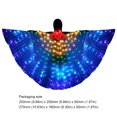 thumbnail image 4 of FLhrweasw Luces LED Danza Del Vientre Isis Wing Ropa Rendimiento Con Palos (Multi Adulto), 4 of 9