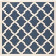 thumbnail image 1 of Safavieh Courtyard Navy Indoor Outdoor Rug - Square 5'3", 1 of 5