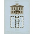 thumbnail image 2 of Kelly, Thomas 12x14 White Modern Wood Framed Museum Art Print Titled - Chambray House and Plan IV, 2 of 4