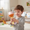 thumbnail image 1 of Sonajero de goma suave para bebés recién nacidos de 0 a 6 meses, con agarre para hombres y mujeres, de 1 año, para educación temprana, con martillos de arena., 1 of 5