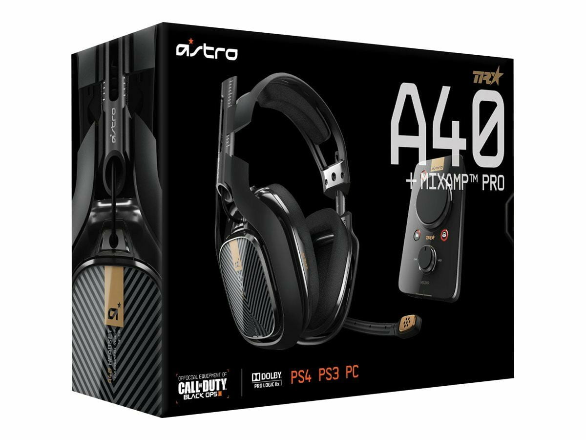 flydende tyve Uforudsete omstændigheder Used Astro A40 TR Wired Gaming Headset for PlayStation 4 PC Mac -  Walmart.com