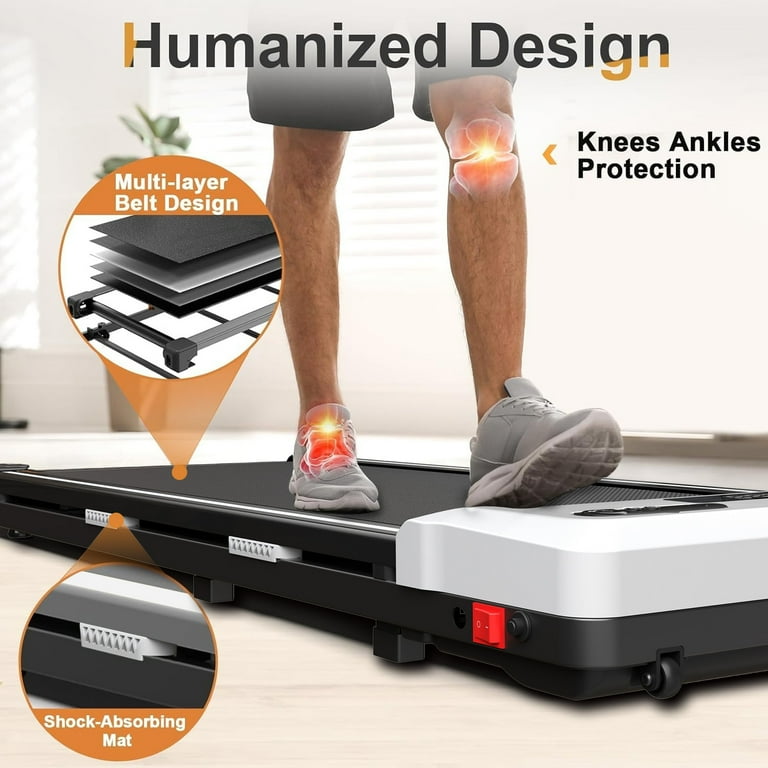 2.5Hp Walking Pad, Walking Area 2 in 1 Under Desk Treadmill,300lb Walking Treadmill with Remote Control and LED Display, Quiet, Compact & Small 2.5Hp Walking Pad, Walking Area 2 in 1 Under Desk Treadmill,300lb Walking Treadmill with Remote Control and LED Display, Quiet, Compact & Small