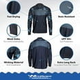 thumbnail image 4 of WindRider Long Sleeve Fishing Shirts for Men UPF 50+ Sun Protection with Mesh Sides Stain Resistant and Moisture Wicking, 4 of 6