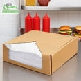 thumbnail image 6 of [1 PACK] EcoQuality Deli Paper Sheets Dry Waxed 12x15 - Grease Resistant Sandwich Liner, Microwave Safe, Deli Wrap for Restaurants, BBQ, Schools and Concession Stands (12 in x 15 in - Case of 1), 6 of 8
