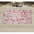 thumbnail image 1 of Nature Decorative Rug, Repeated Minimalist Rain Drops Splashes Tears of Earth Air Gravity Image Art, Quality Carpet for Bedroom Dorm and Living Room, 6 Sizes, Raspberry Rose, by Ambesonne, 1 of 1