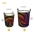 thumbnail image 3 of Balery A Bright Abstract Cesta de ropa redonda con asas, impermeable, independiente, para ropa, juguetes, dormitorio y familia-Medium, 3 of 6
