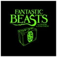 thumbnail image 2 of Fantastic Beasts Neon Green Newt Scamander Suitcase Boy's Black T-shirt-XS, 2 of 7
