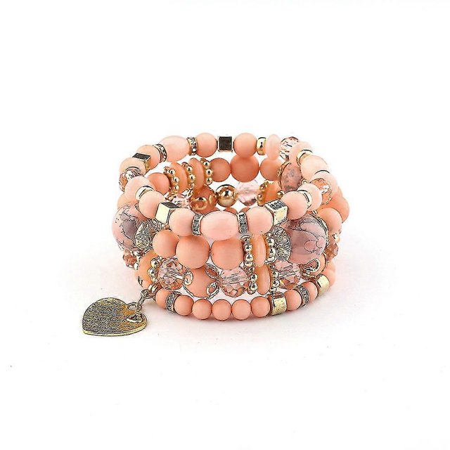 Conjuntos de pulseras bohemias Yashi 6 juegos de pulseras elásticas multicolores