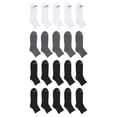 thumbnail image 2 of Ecko Unltd. Men's Quarter Athletic Socks 20-Pairs (Black White & Grey), 2 of 3