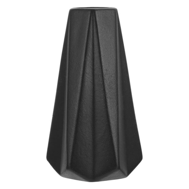 MasteelfCA Black Color Floral Vase Creative Ceramic Flower Pot Flower Vase Home Decor