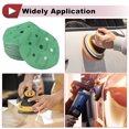 thumbnail image 6 of Unique Bargains 50 Pcs Car Wood Sanding Discs Smoothing Hook & Loop Sandpaper for Woodworking, Automotive Refinishing 5.91" 7 Hole 2000 Grit Green Zirconia Alumina, 6 of 6