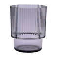 thumbnail image 1 of Better Homes and Gardens Grey Ribbed Tritan Lowball Tumbler Set, 1 of 4