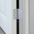 thumbnail image 3 of Design House 9-Pack 4" H x .625" Radius Butterfly Interior/Exterior Door Hinges, Brushed Chrome, 3 of 13