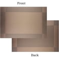thumbnail image 2 of Placemats Washable Easy to Clean Table Mats for Kitchen Table Heat-resistand Woven Vinyl PVC Placemat 12x18 inches Set of 4（Brown）, 2 of 14