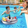 thumbnail image 5 of 2-in-1 Drink And Snack Holder, Inflatable Cup Holder Floating, 5 of 5