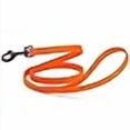 thumbnail image 3 of Dogline Biothane Waterproof Dog Leash Strong Coated Nylon Webbing with Black Hardware Odor-Proof Easy to Clean High Performance for Small or Large Dogs Made in USA 4 or 6 ft Lead, Hunter Orange, 3 of 4
