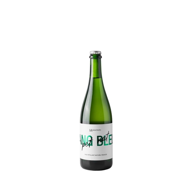 Mariatinto - Pet Nat Vino Clásico Espumoso Blanco Sang Bleu - Elaborado con uvas Colombard y Sauvignon Blanc -Languedoc-Roussillon, Francia- Contenido 750ml