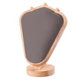 thumbnail image 2 of Esquirla Necklace Display Stand Chain Rack Mannequin Model for Store Bedroom Showcase Dark Gray Suede, 2 of 8