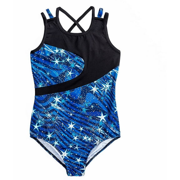 Rainbeau Moves Girls Dance & Gymnastics Star Strappy Back Leotard, XS-XL