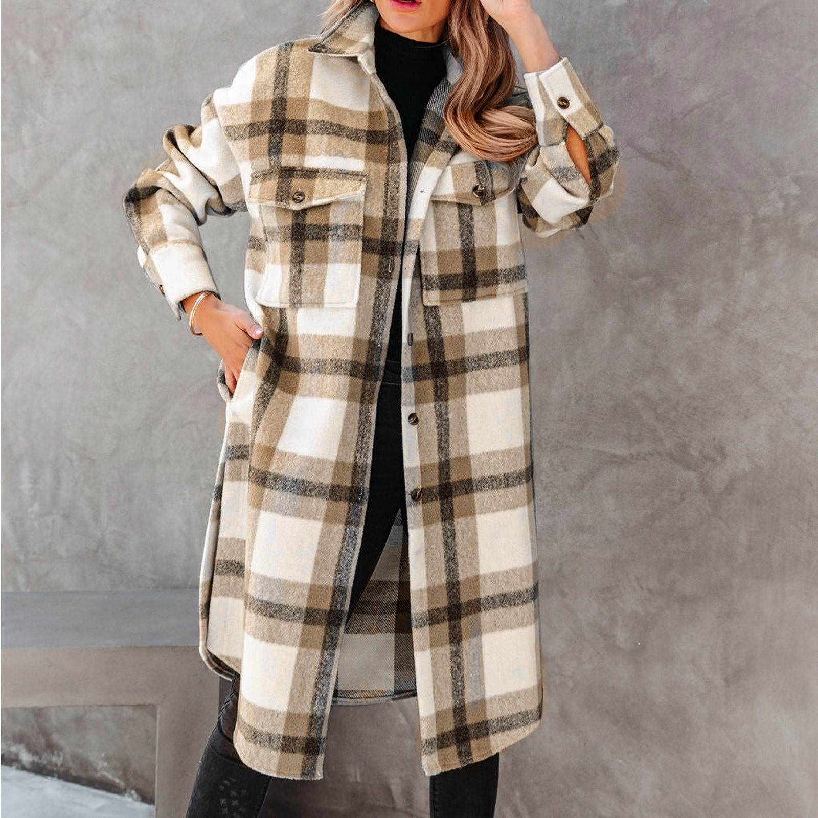 Carreaux Femme H&m Manteau Ã Carreaux H&m Veste Chemise