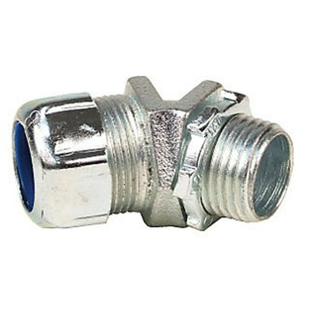 Thomas & Betts 5241 3/8 In Liquid Tight 45 Degree Flexible Metal Conduit Connector, Walmart