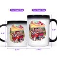 thumbnail image 4 of Be My Valentine's Bulldog Truck Full of Love Flower Balloon Heat Color Changing Mug Dog Lover Gifts Idea Magic Coffee Mug - 02029, 4 of 4