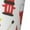 White, variant on Fire Truck Pattern Adult Middle Tube Socks Breathable Sock Non-Pilling,Contrasting Color Design