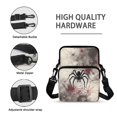 thumbnail image 7 of Chririnla Stretch Polyester Crossbody Bag Zipper Closed Two Layer Crossbody Bags for Hiking, Spider Web Design Crossbody Purse, 7 of 7