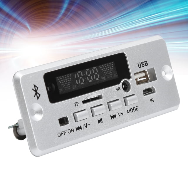 Tablero de decodificador mp3 de Automóvil, placa de decodificación sen pérdida de wav súper digital, reproductor de decodificación mp3 con fm radio 5v o fuente de