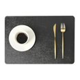 thumbnail image 1 of Solid Color Insulated Placemat Waterproof Oilproof Table Pad For Home Hotel-4, 1 of 2