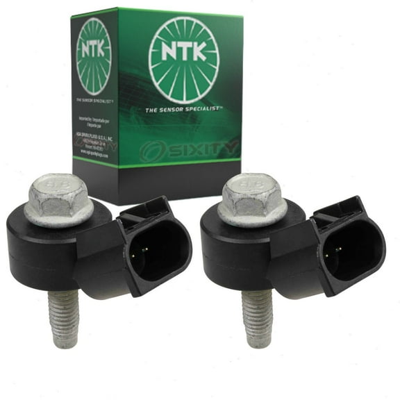 2 pc NTK Ignition Knock Detonation Sensors compatible with Buick Enclave 3.6L V6 2010-2022
