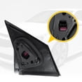 thumbnail image 4 of Reemplazo de Espejo Lateral Izquierdo de 3 Pines para Chevy Cruze Limited 2016, Conjunto de Espejo de Puerta Eléctrico No Calentado, Plegado Manual, Negro Brillante, No. OE GM1320420/19258657/96831834, 4 of 6