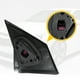thumbnail image 4 of Reemplazo de Espejo Lateral Izquierdo de 3 Pines para Chevy Cruze Limited 2016, Conjunto de Espejo de Puerta Eléctrico No Calentado, Plegado Manual, Negro Brillante, No. OE GM1320420/19258657/96831834, 4 of 6