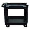 thumbnail image 3 of Olympia Tools 500 Pound Capacity Plastic Rolling Utility Cart w/ Shelves, Black, 3 of 10