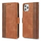 thumbnail image 1 of RV Funda para iPhone 11 Funda de cuero tipo billetera con tapa magnética, marrón 1 pieza Funda de parachoques de TPU, Tarjetero con tapa con soporte brillar Electrónica, 1 of 5