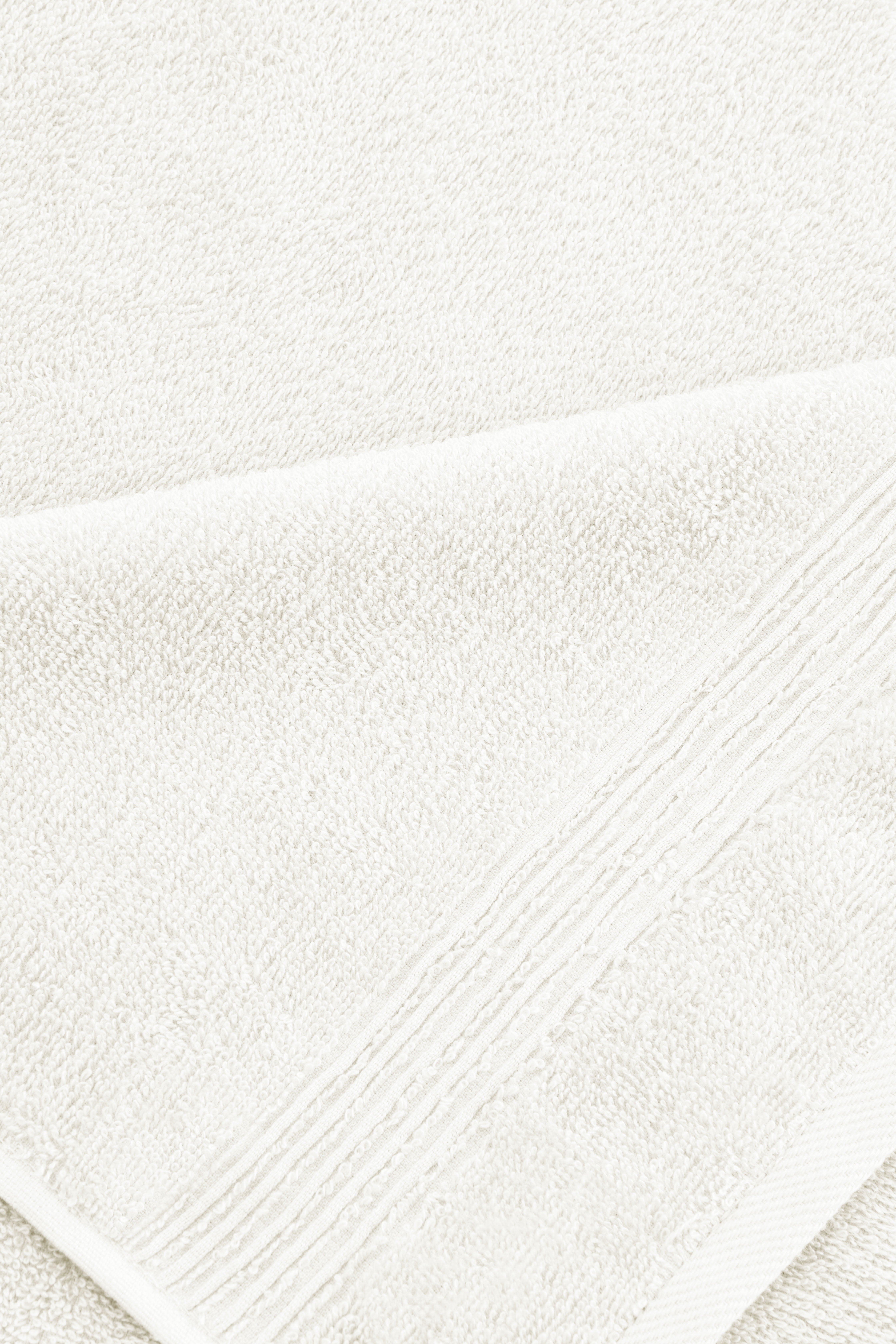 Ozdilek 4-Piece Hand Towels Set, 16x30" 100% Turkish Cotton, Quick-Dry, Lightweight & Absorbent Hand Towels, Soft Hotel Quality Hand Towels for Face, Gym, Spa, Ivory