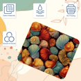 thumbnail image 3 of Shell Printed Square Mouse Pad Desk Mat, Non-Slip Rubber Bottom Gaming Mouse Mat for Office, 8.3x9.8 Inch, 3 of 6