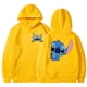 thumbnail image 3 of Sudadera con capucha de Disney Stitch para mujer, ropa de calle Harajuku, bonita sudadera de Anime, ropa de calle de Manga, Unisex, 3 of 5