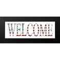 thumbnail image 2 of Jacobs, Cindy 24x11 Black Modern Framed Museum Art Print Titled - Patriotic Welcome, 2 of 5